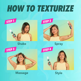 Close-up hair strand texture after Batiste for added grip