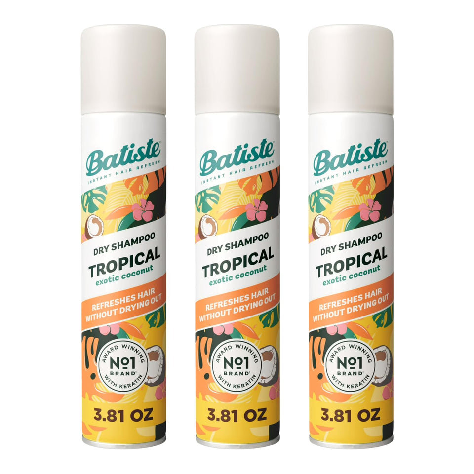 Batiste can front view showing tropical label and volume benefit