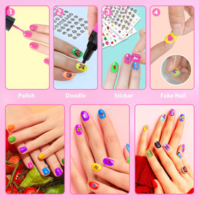 BATTOP hand holding kit for size comparison demonstrating compact, portable manicure set