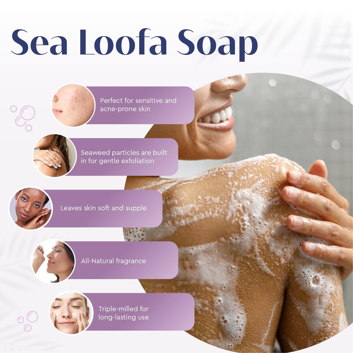 Baudelaire creamy lather foam demonstrating rich hydration benefit