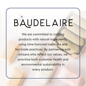 Baudelaire bar staged in resort bathroom conveying luxury hospitality benefit