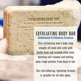 Baxter of California creamy lather on hand demonstrating deep cleansing and hydration