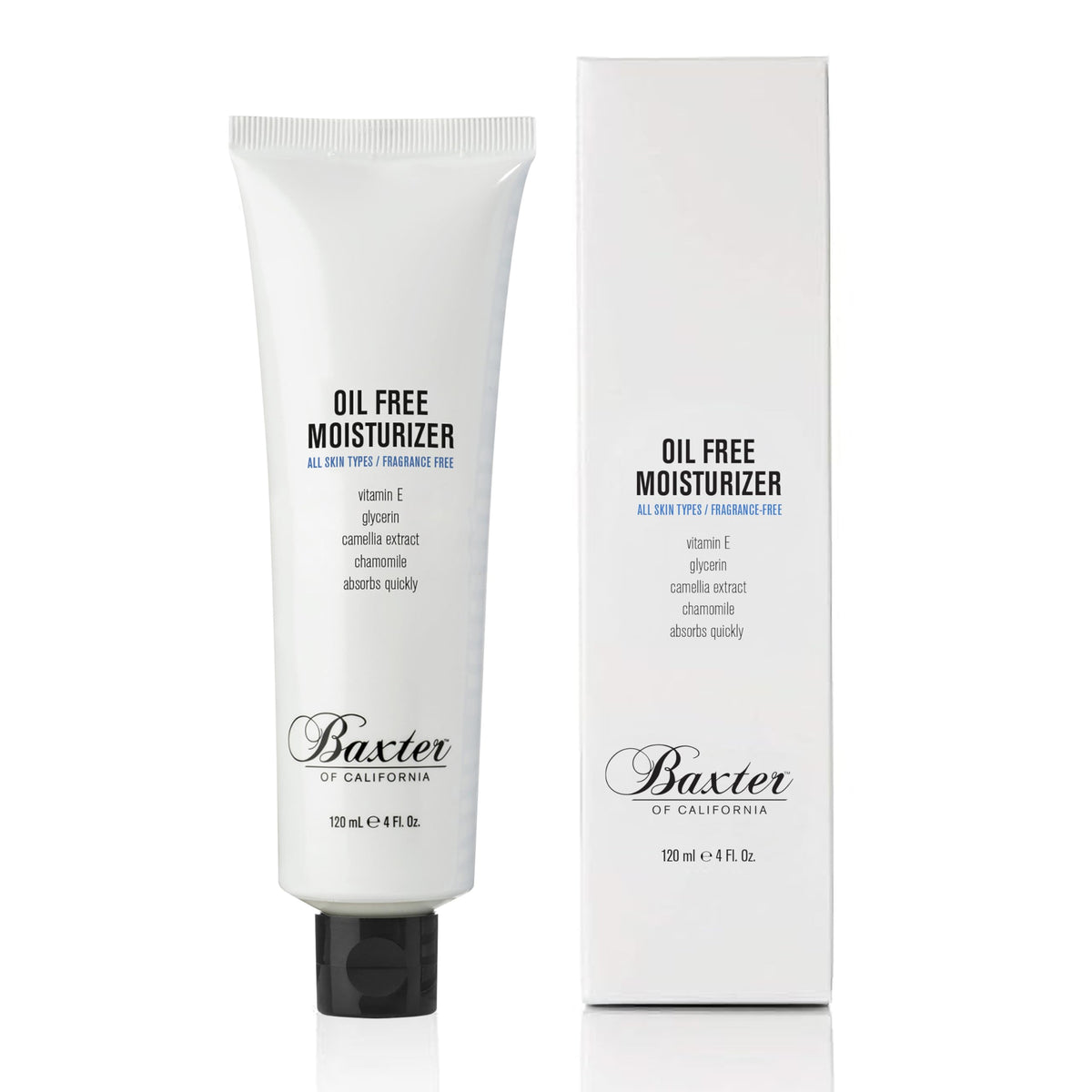 Baxter of California front packaging showing bottle and clean branding for quick identification