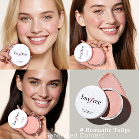 bayfree open balm stick showing creamy texture for smooth moisturizing application