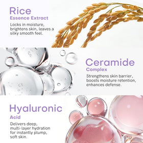 bayfree hand using rice wash foam illustrating gentle cleansing benefit