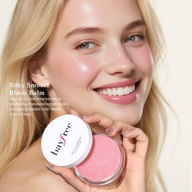 bayfree blending with makeup brush illustrating buildable color control