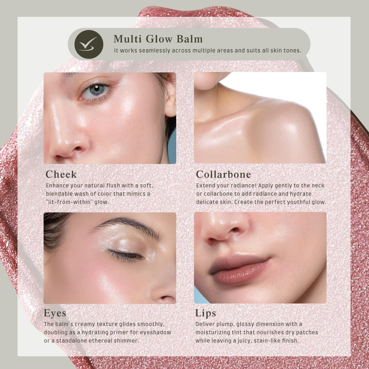 bayfree eyelid application for subtle wash of color and coordinated look