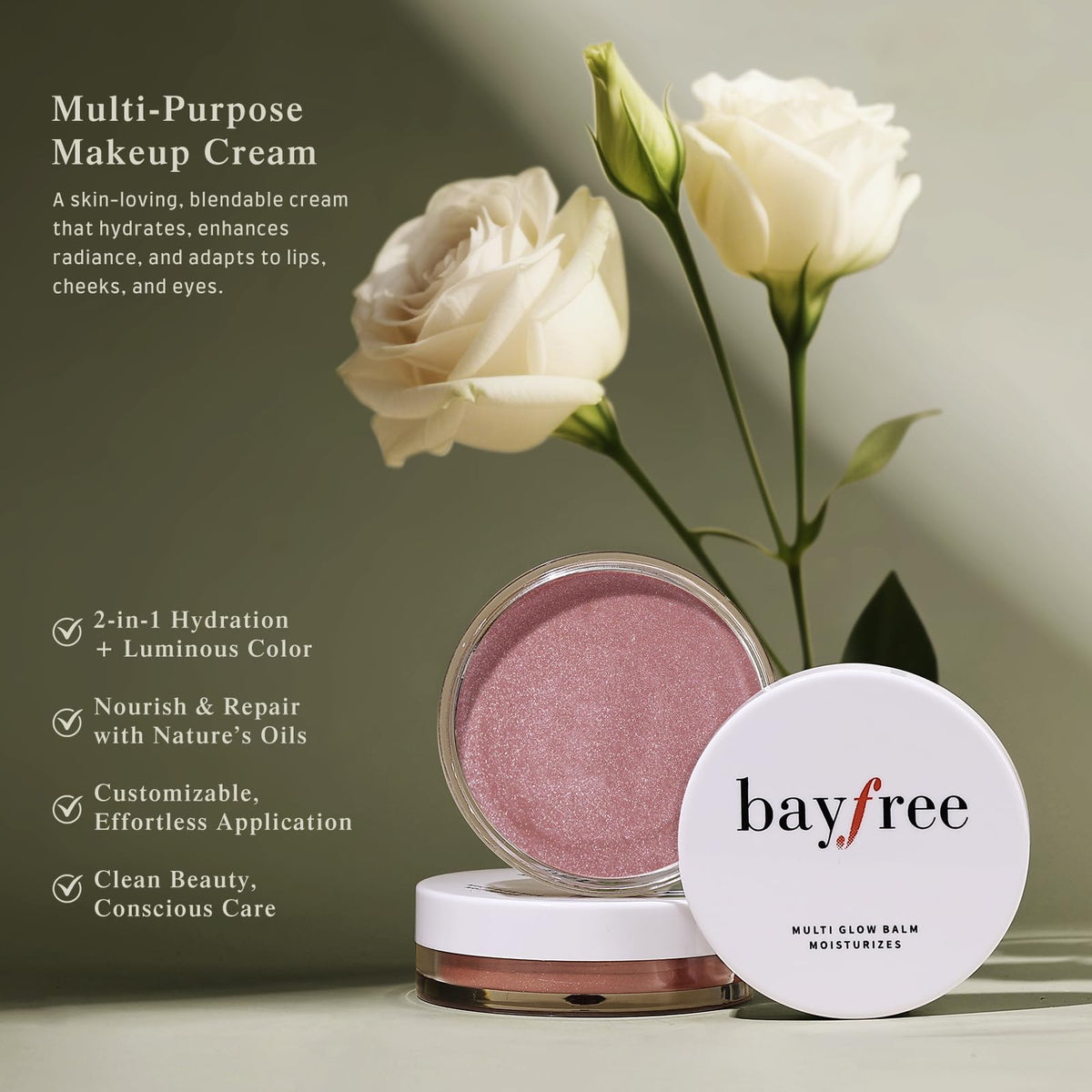 bayfree fingers picking up balm demonstrating easy fingertip application