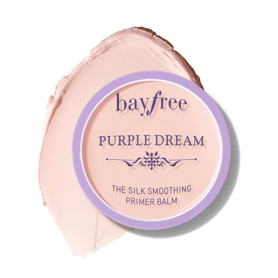 bayfree front packaging showing compact primer for smooth application benefit