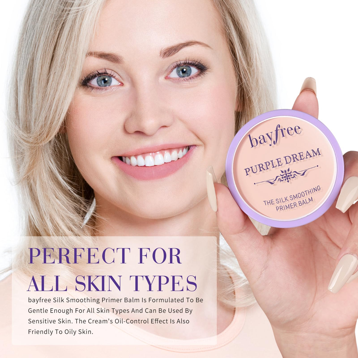 bayfree label close-up highlighting ingredients and vegan formulation benefit