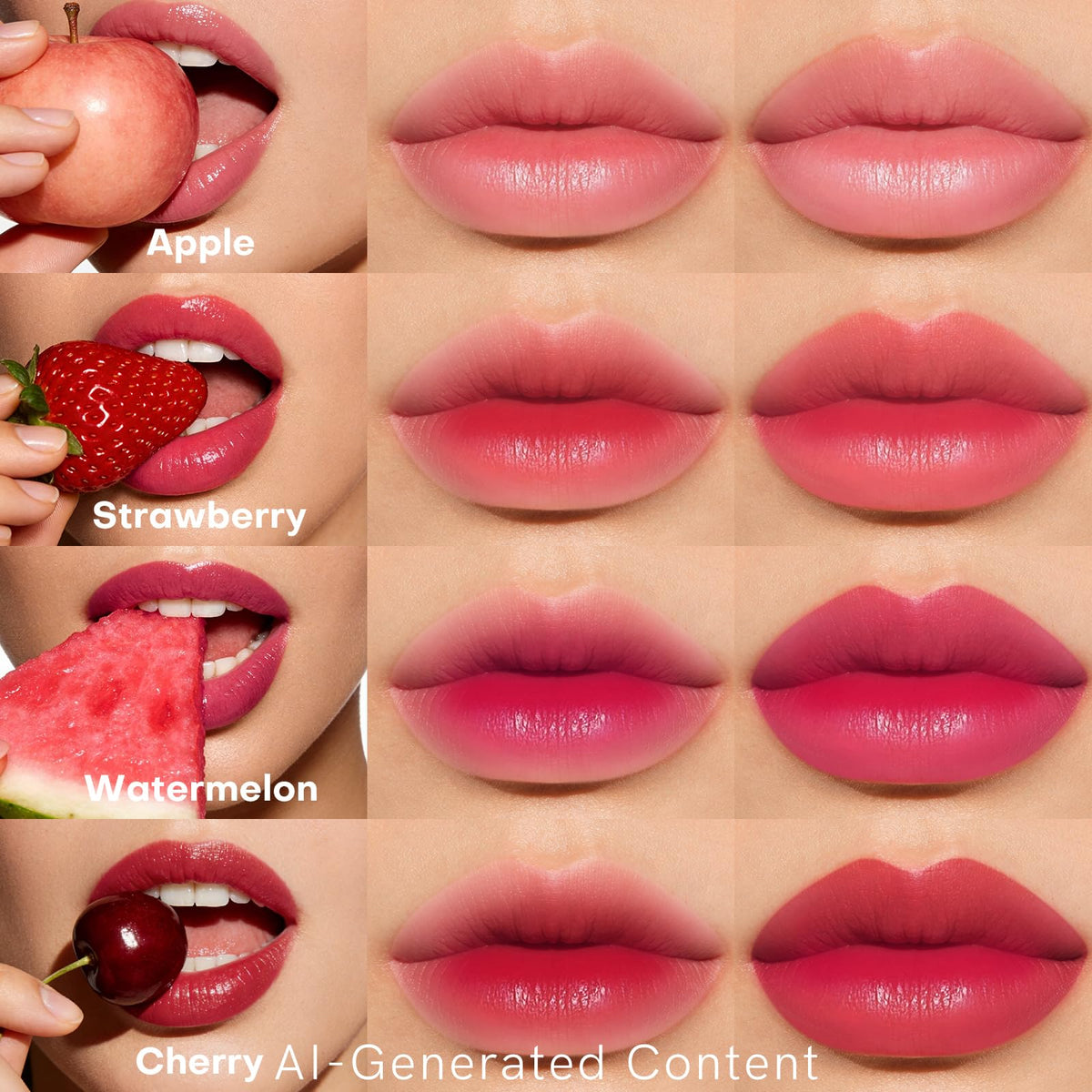 bayfree shades flatlay with four fruit-inspired colors for mix-and-match looks