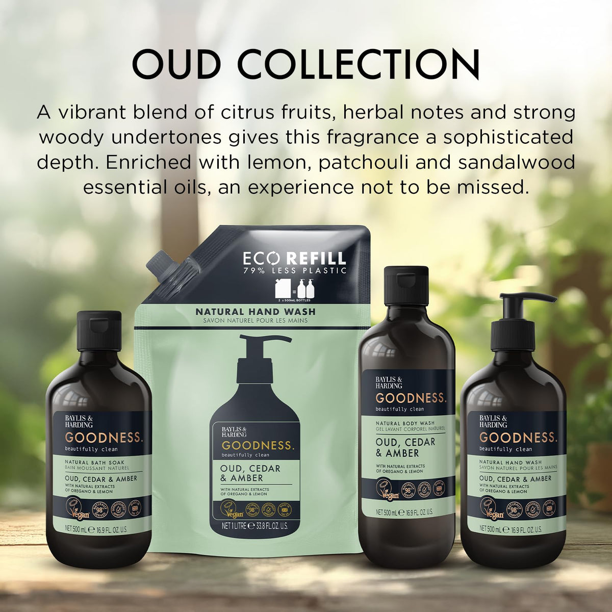 Baylis & Harding three-pack boxed arrangement demonstrating value and convenient bulk supply
