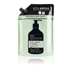 Baylis & Harding back label detail highlighting natural ingredients benefit