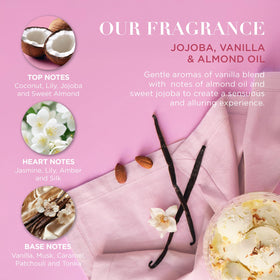 Baylis & Harding bubble bath creating foam in tub for a relaxing, aromatic soak