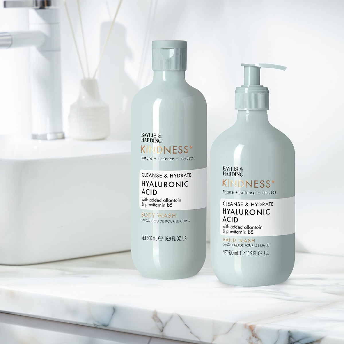 Baylis & Harding pear and neroli visual representing fresh fragrance notes