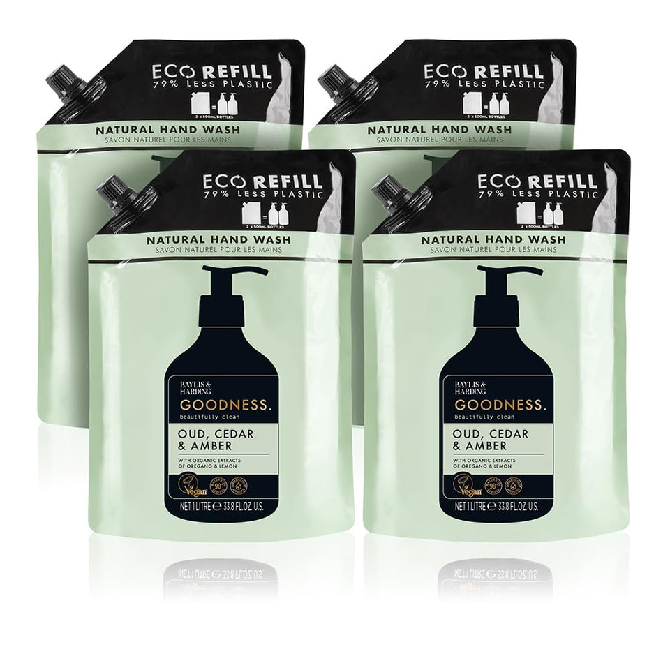 Baylis & Harding front packaging showing bottle and fragrance benefit