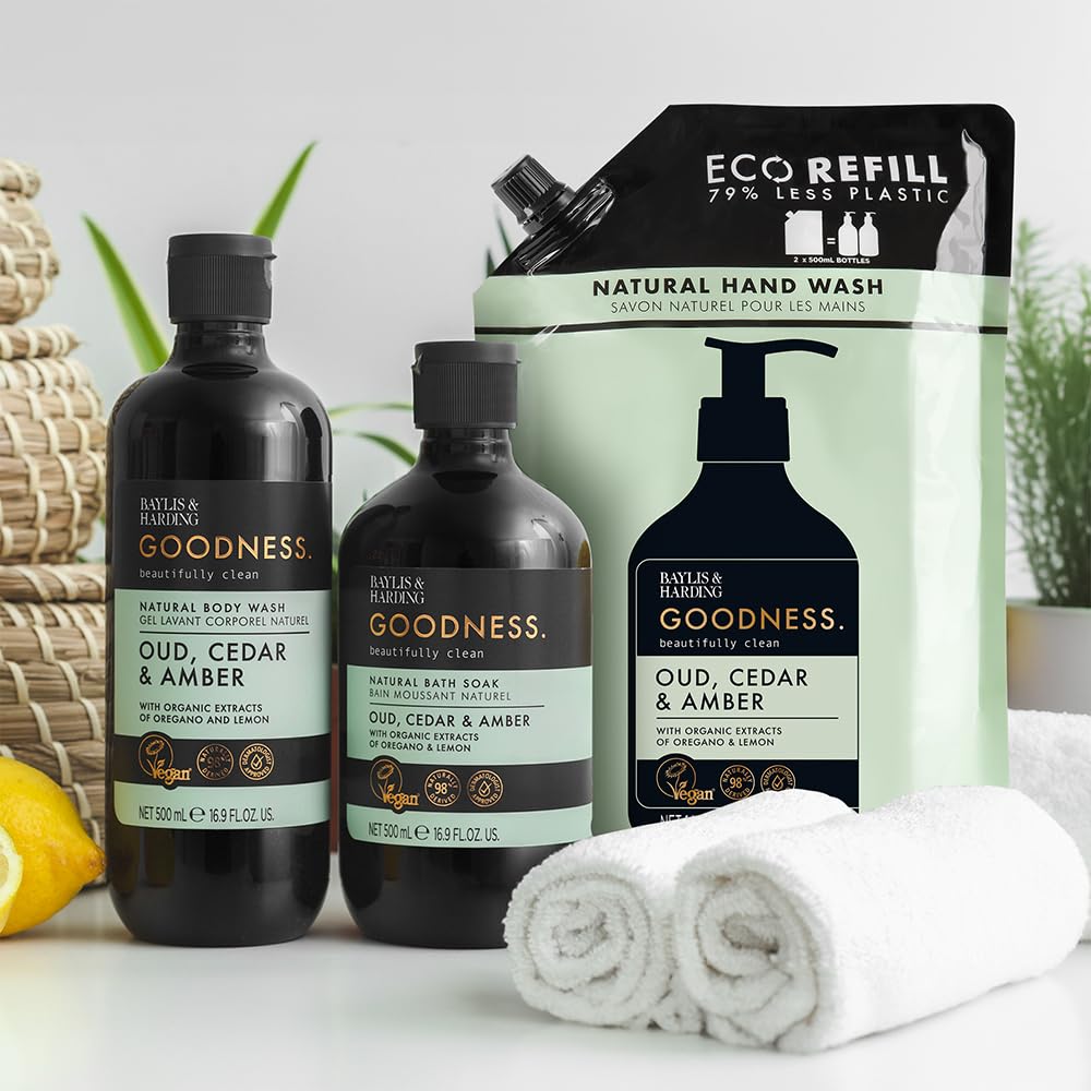 Baylis & Harding essential oils and extracts close-up showing aromatic benefit