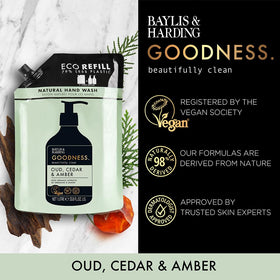 Baylis & Harding soap lather close-up showing creamy texture benefit