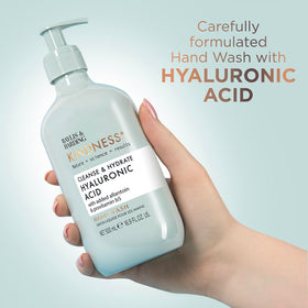 Baylis & Harding bottle by a bathroom sink creating a spa-like handwashing moment