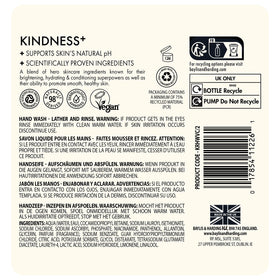 Baylis & Harding sustainability icons and recycling hinting at eco-friendly benefit