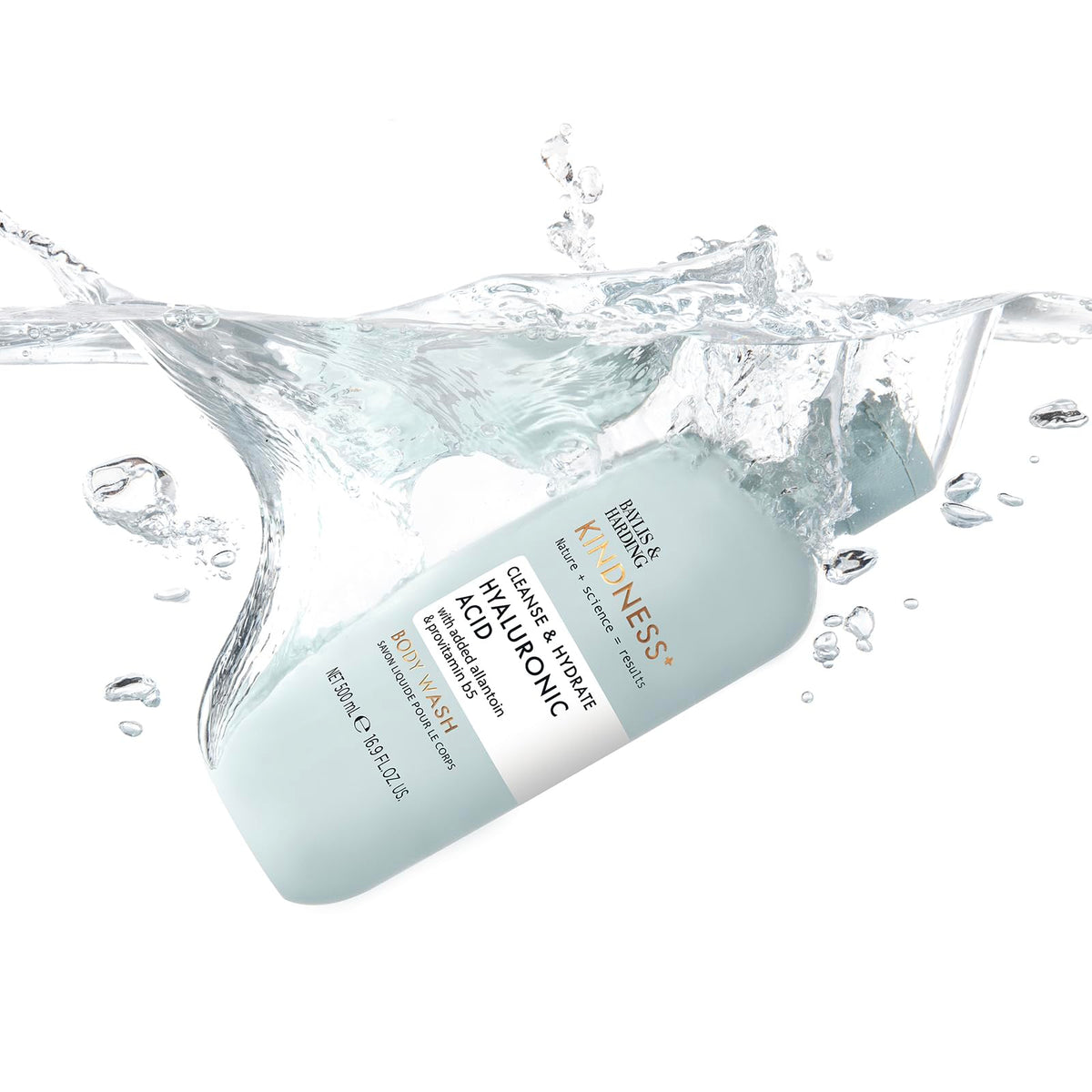 Baylis & Harding creamy foam texture demonstrating gentle cleansing and hydration