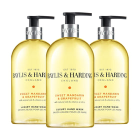 Baylis & Harding front bottle showing label and scent benefits