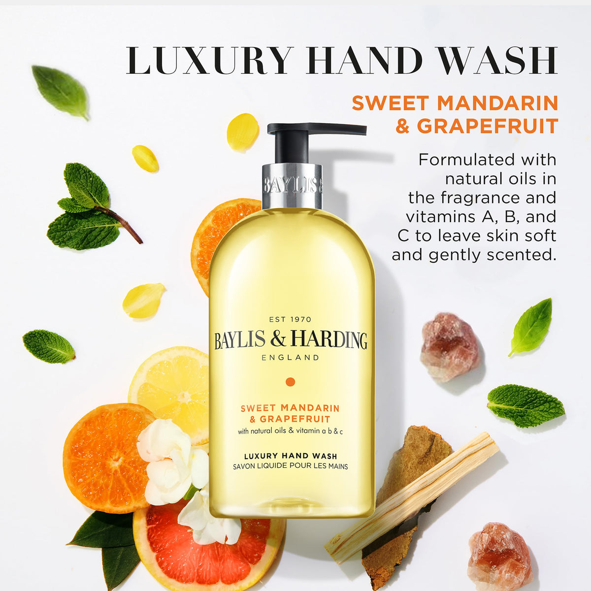 Baylis & Harding three-pack boxed display for convenient stocking