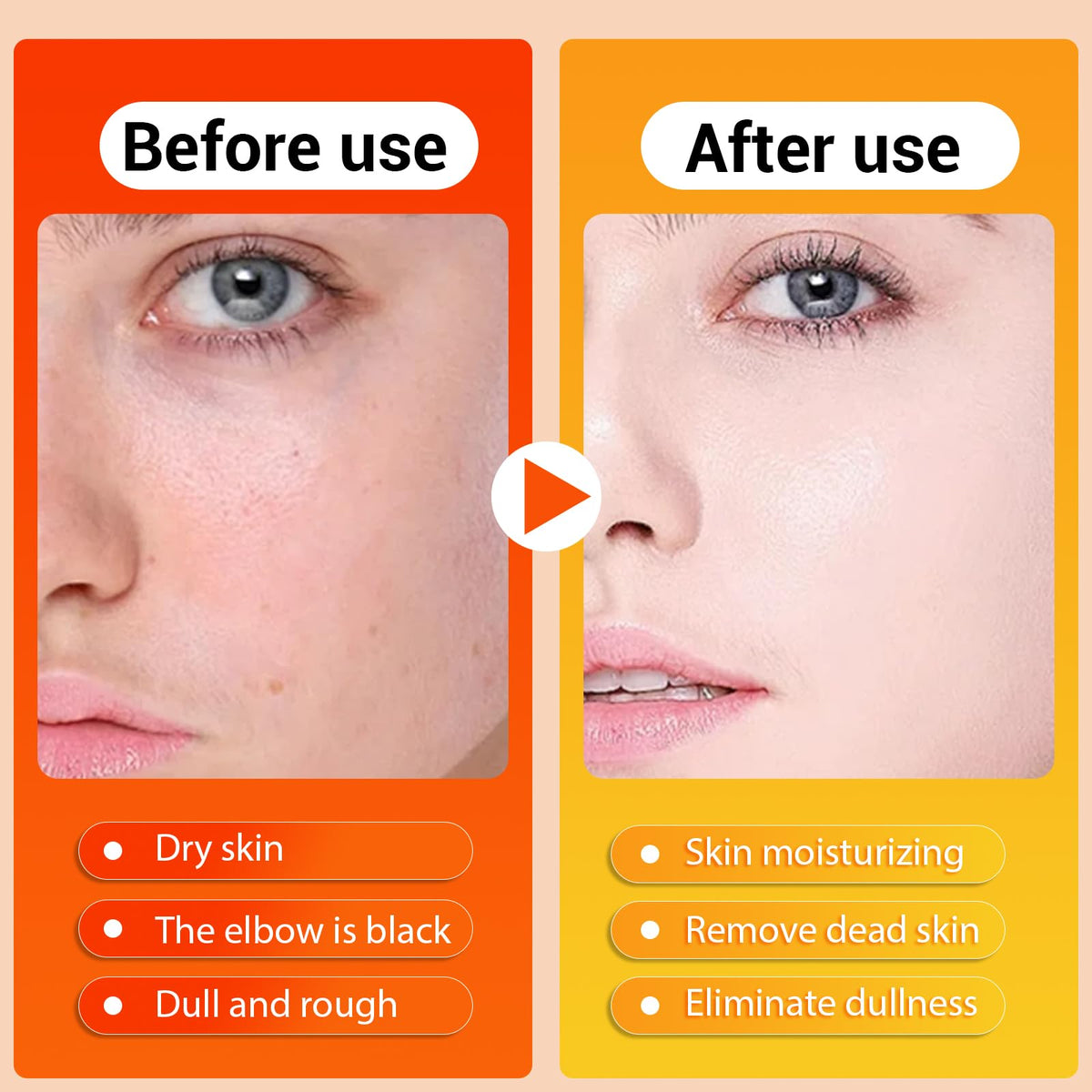 Baysea ingredient label listing kojic acid and turmeric, showing active benefits