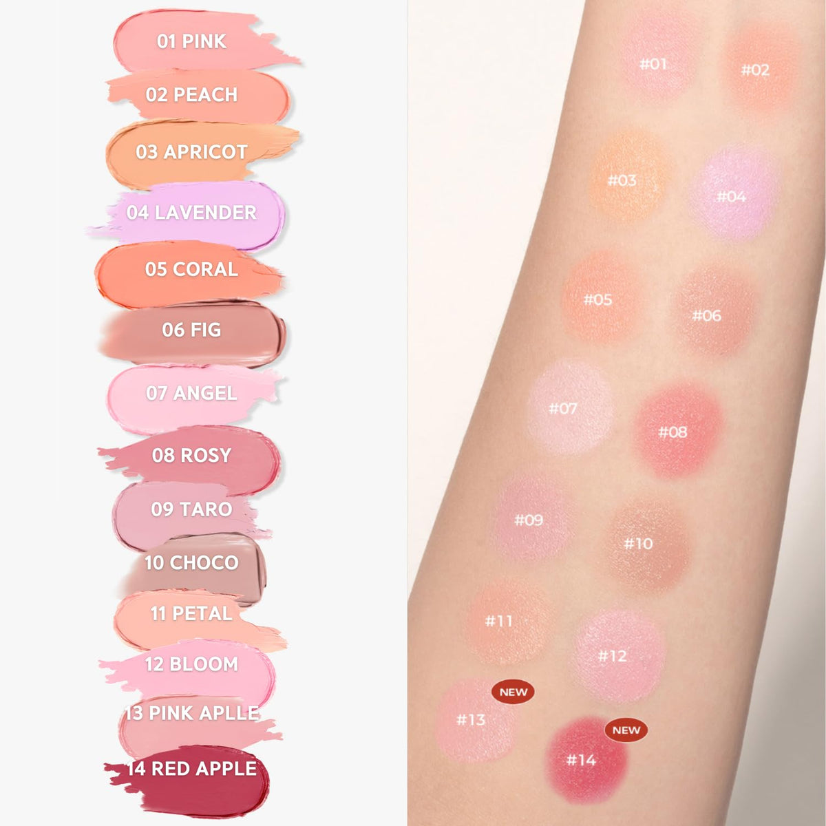 BBIA close-up texture swatch revealing creamy cashmere finish and blendability