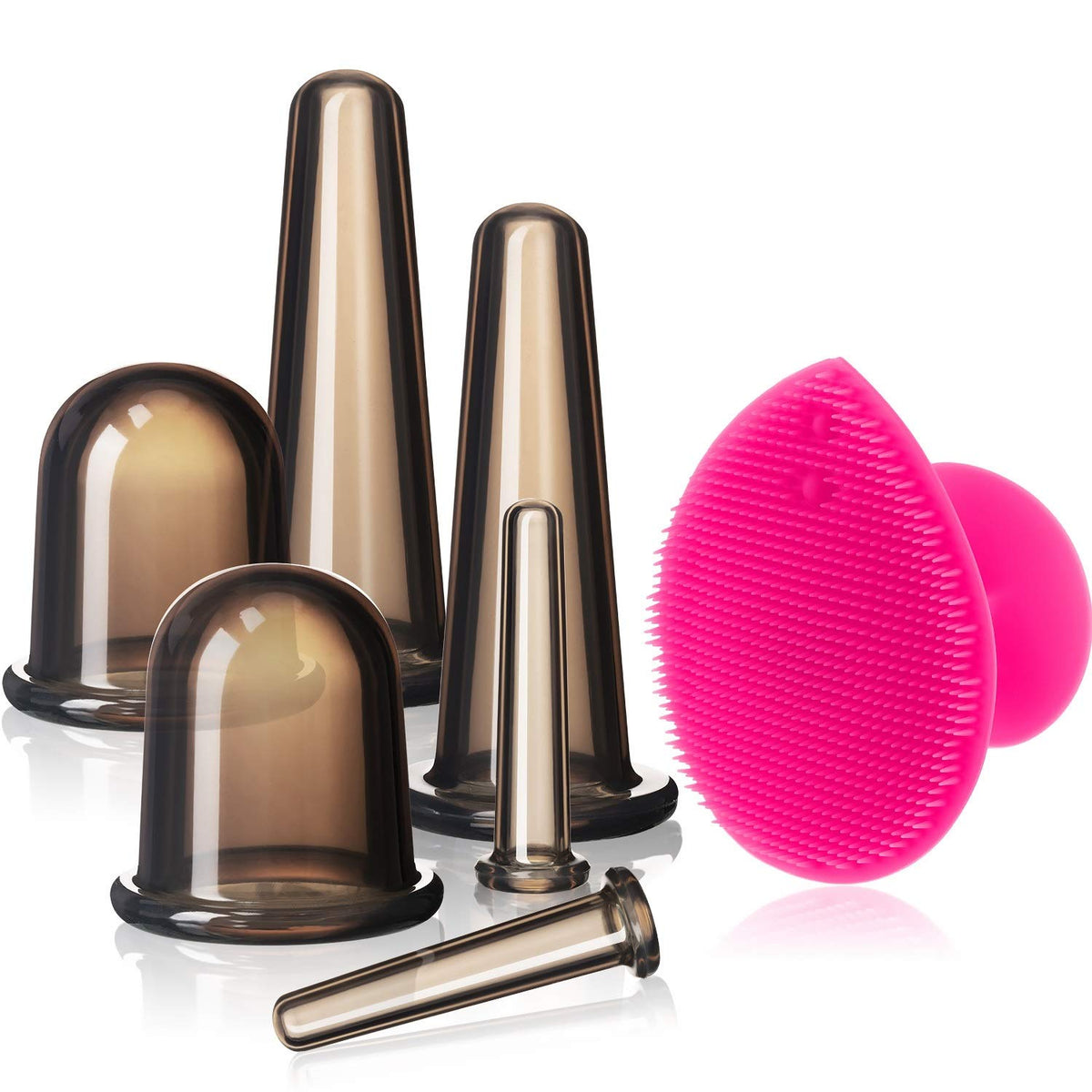 BBTO front packaging showing the full six-cup kit and brush for easy identification and benefits
