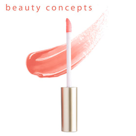 B.C BEAUTY CONCEPTS texture swipe of several pink shades showing buildable color and shine