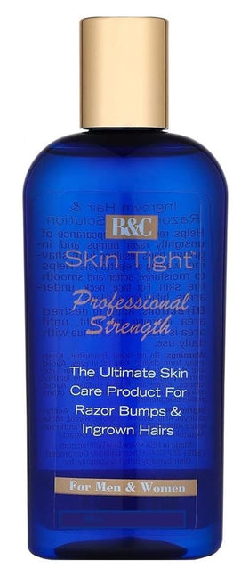 B&C Skin Tight applied on leg showing smoother skin and reduced appearance of ingrowns