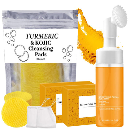 BCBU front packaging shows full turmeric trio set and benefits