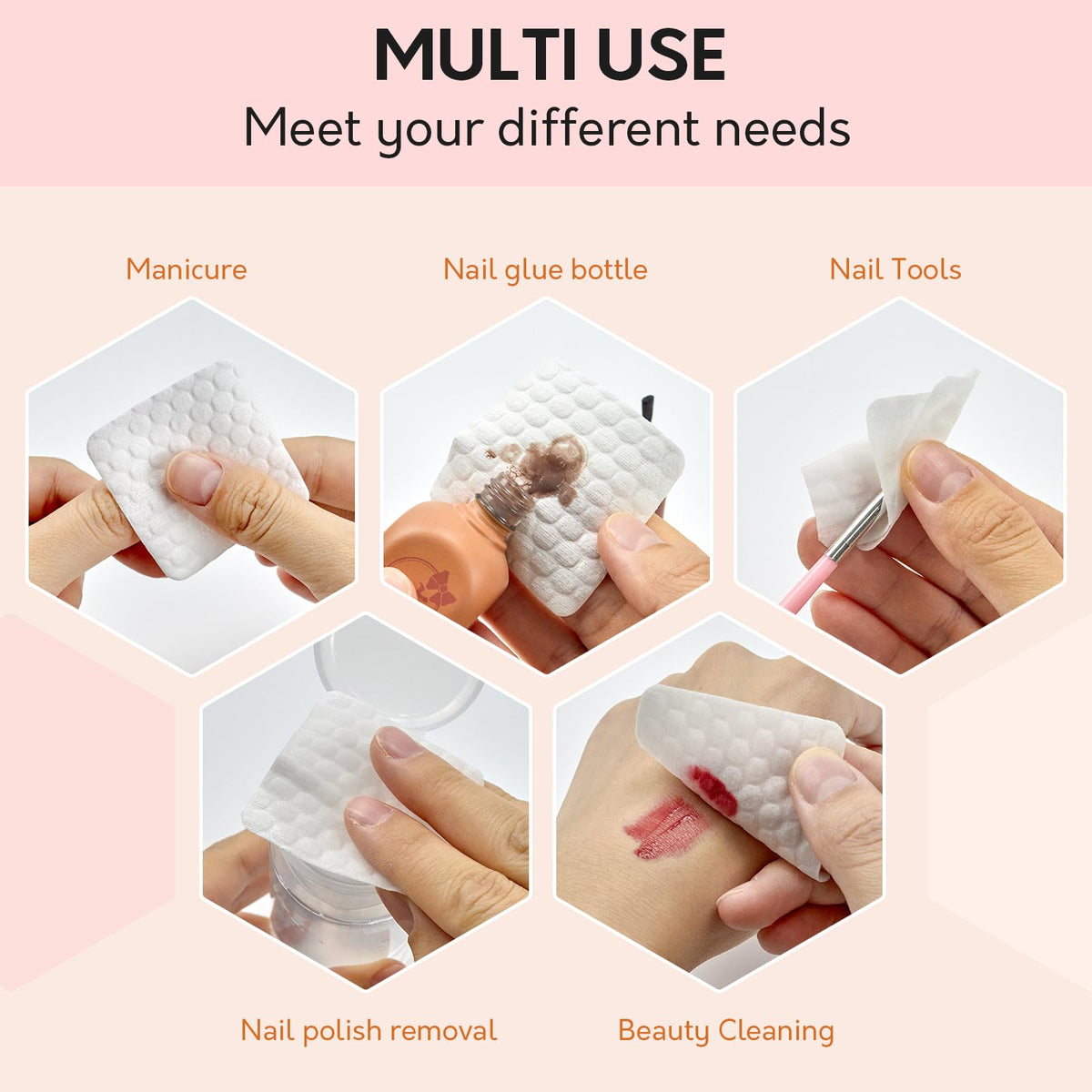 Bcowos pad wiping tweezers and tools for residue-free maintenance