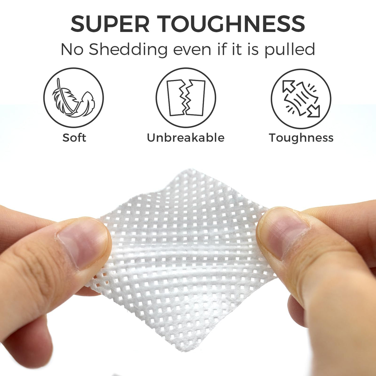Bcowos single pad next to coin to show scale and thin, soft fabric