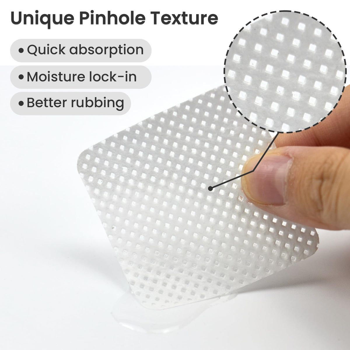 Bcowos wipes in use removing gel polish quickly and leaving no fibers