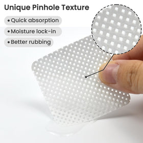 Bcowos wipes in use removing gel polish quickly and leaving no fibers