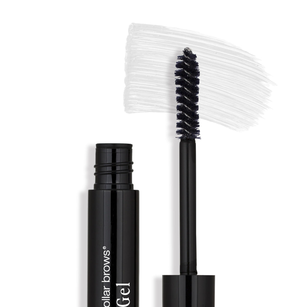 billion dollar brows front packaging showing clear gel and branding for easy identification