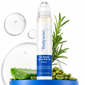 Be Bodywise roll-on front view showing bottle and branding, highlighting easy targeted use