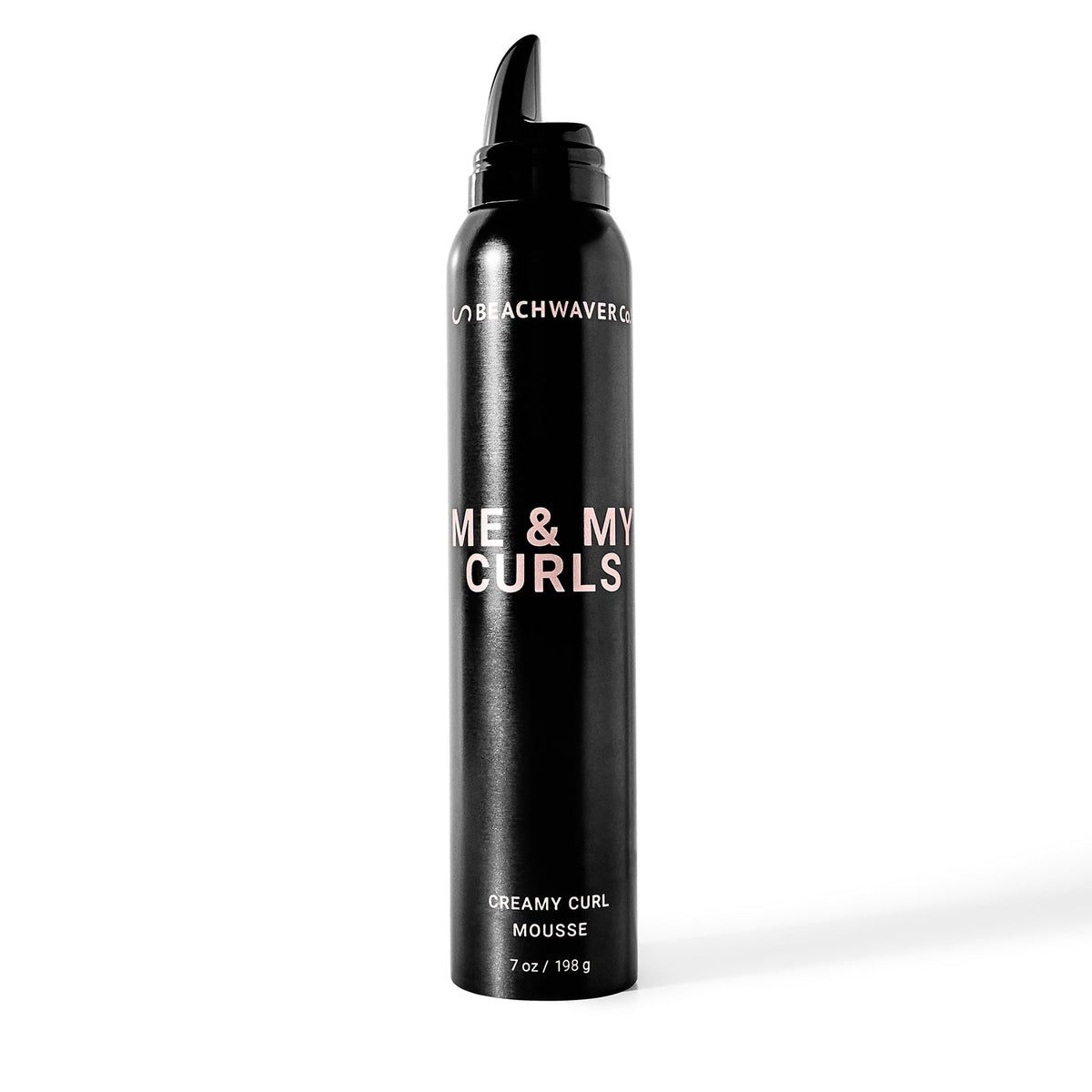 Beachwaver front bottle showing product and easy use benefit