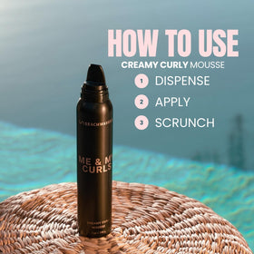 Beachwaver label and ingredients clear view for informed choice benefit