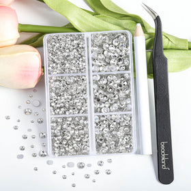 BEADSLAND crystal close-up showing precision cut and high sparkle benefit