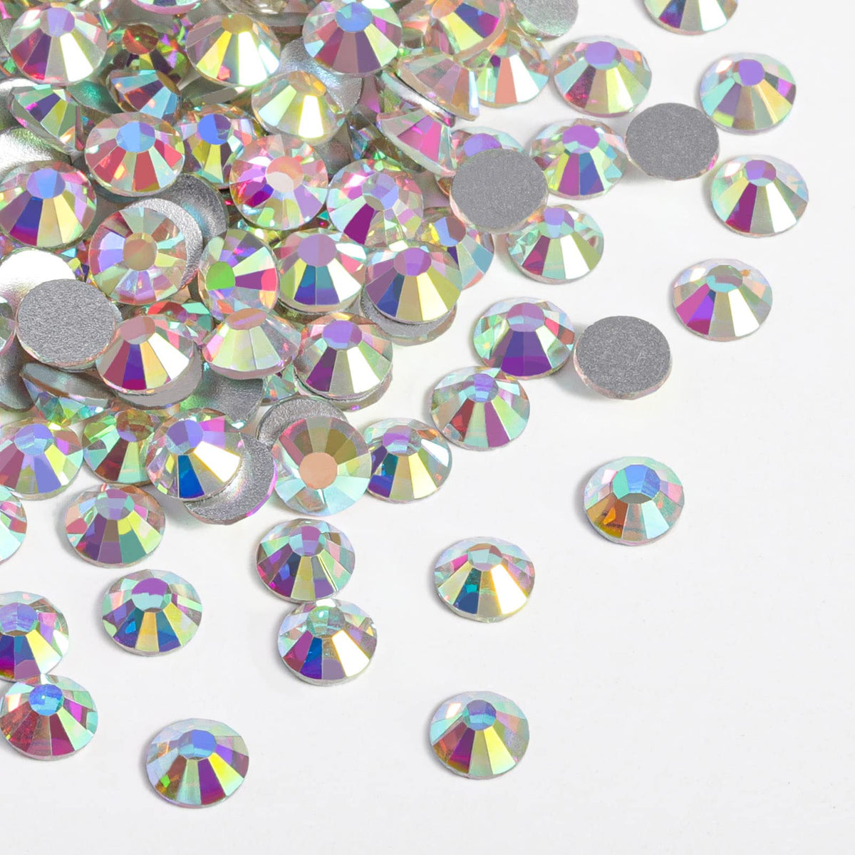BEADSLAND front pack showing 2880 crystal AB rhinestones for bulk crafts