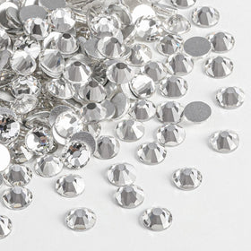 BEADSLAND front packaging of 2880pcs showing quantity and clear gems for convenience