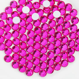 BEADSLAND pack of hot pink rhinestones showing quantity and packaging benefit