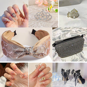 BEADSLAND rhinestones decorating a phone case showing glamorous craft impact