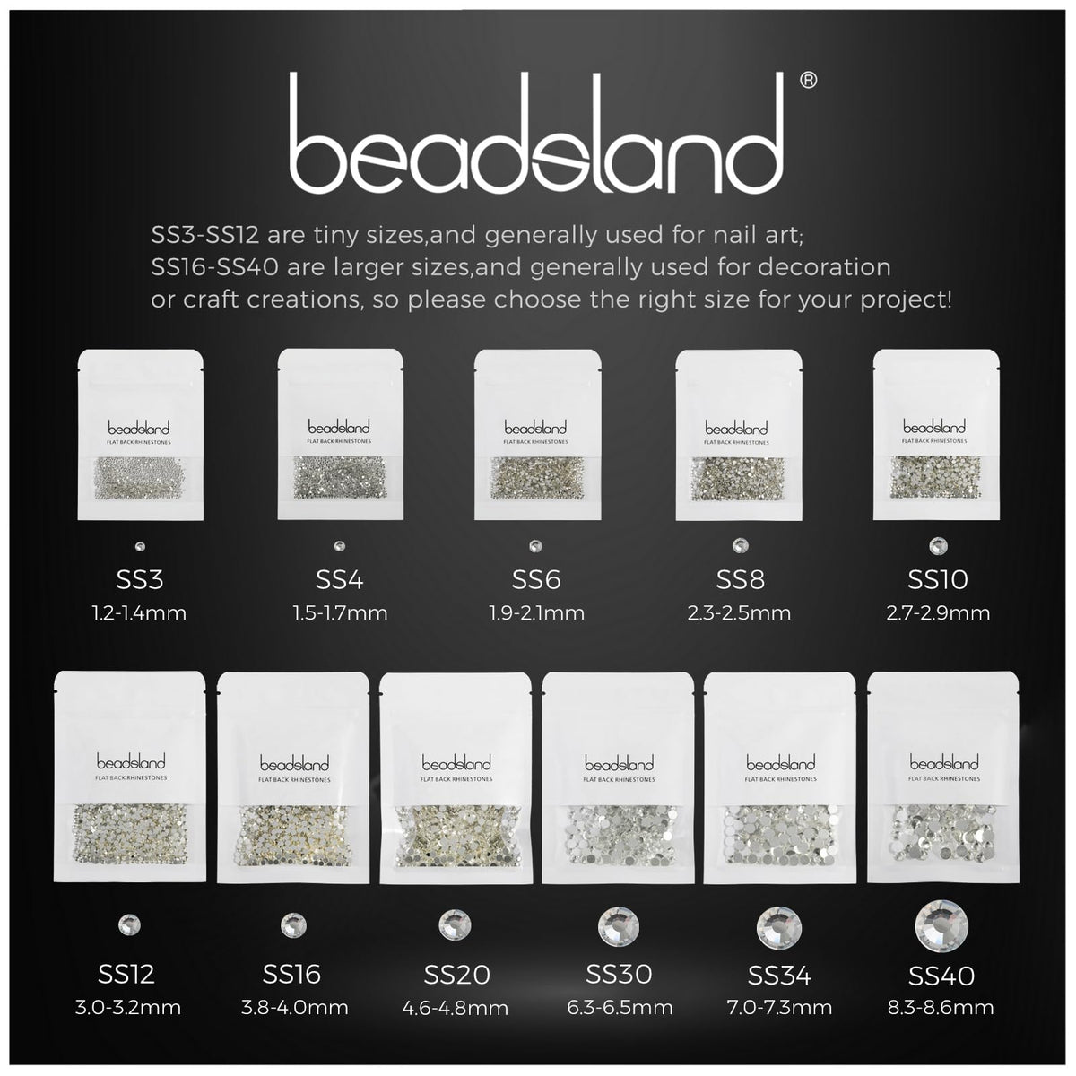 BEADSLAND rhinestones decorating a tumbler showcasing craft use and visual impact