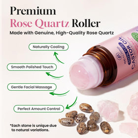Bealions castor oil texture on fingertip, pure cold-pressed oil for nourishing skin