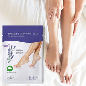 BEALUZ lifestyle spa scene in bathroom conveying relaxing foot care