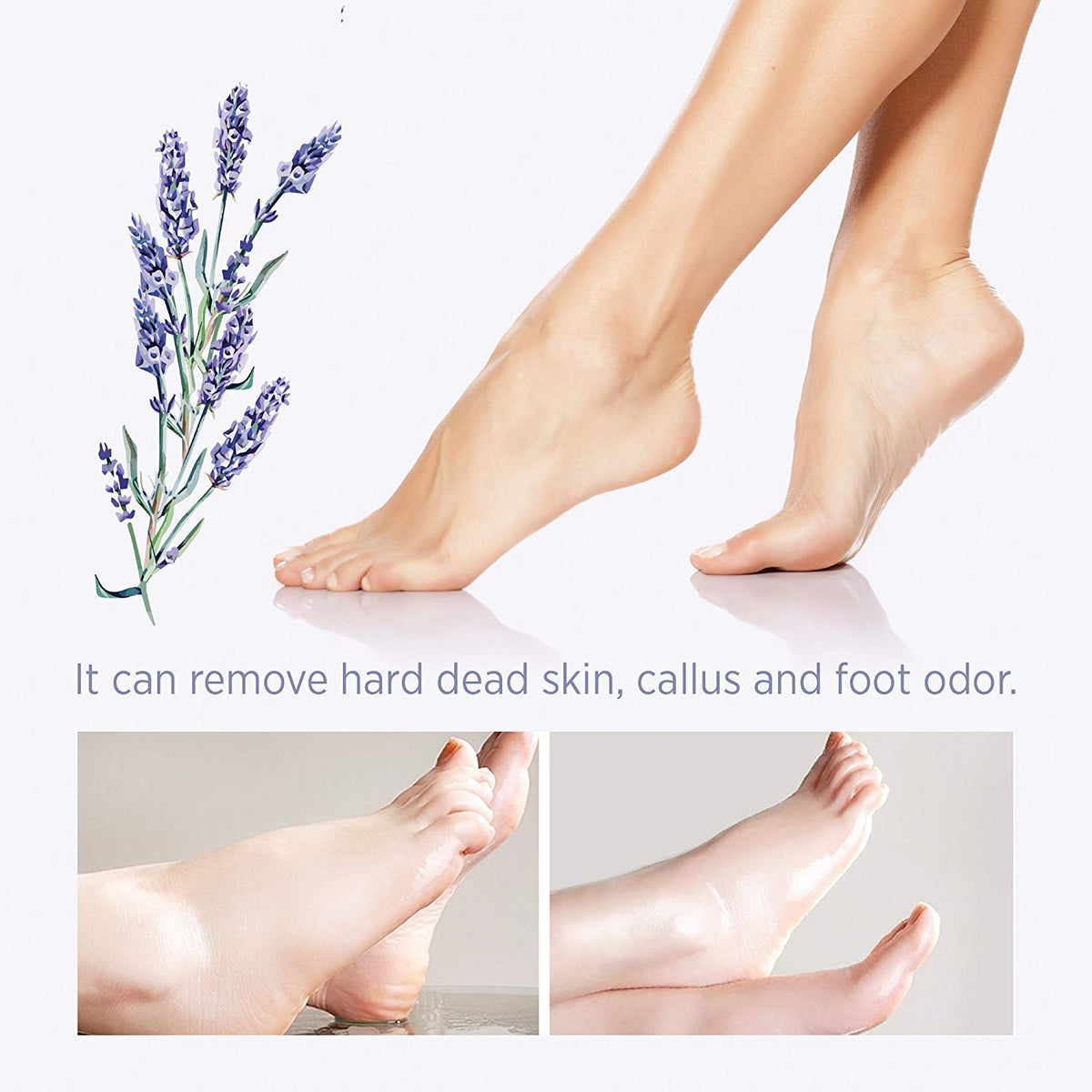 BEALUZ size comparison beside a foot to show correct bootie fit